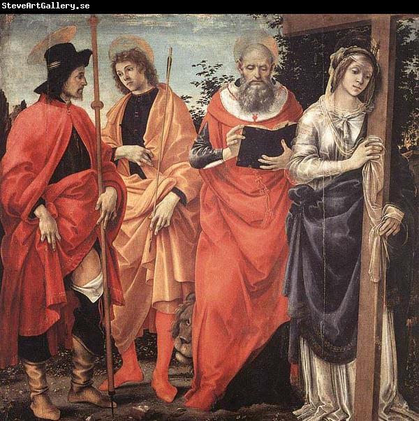 Fra Filippo Lippi Four Saints Altarpiece